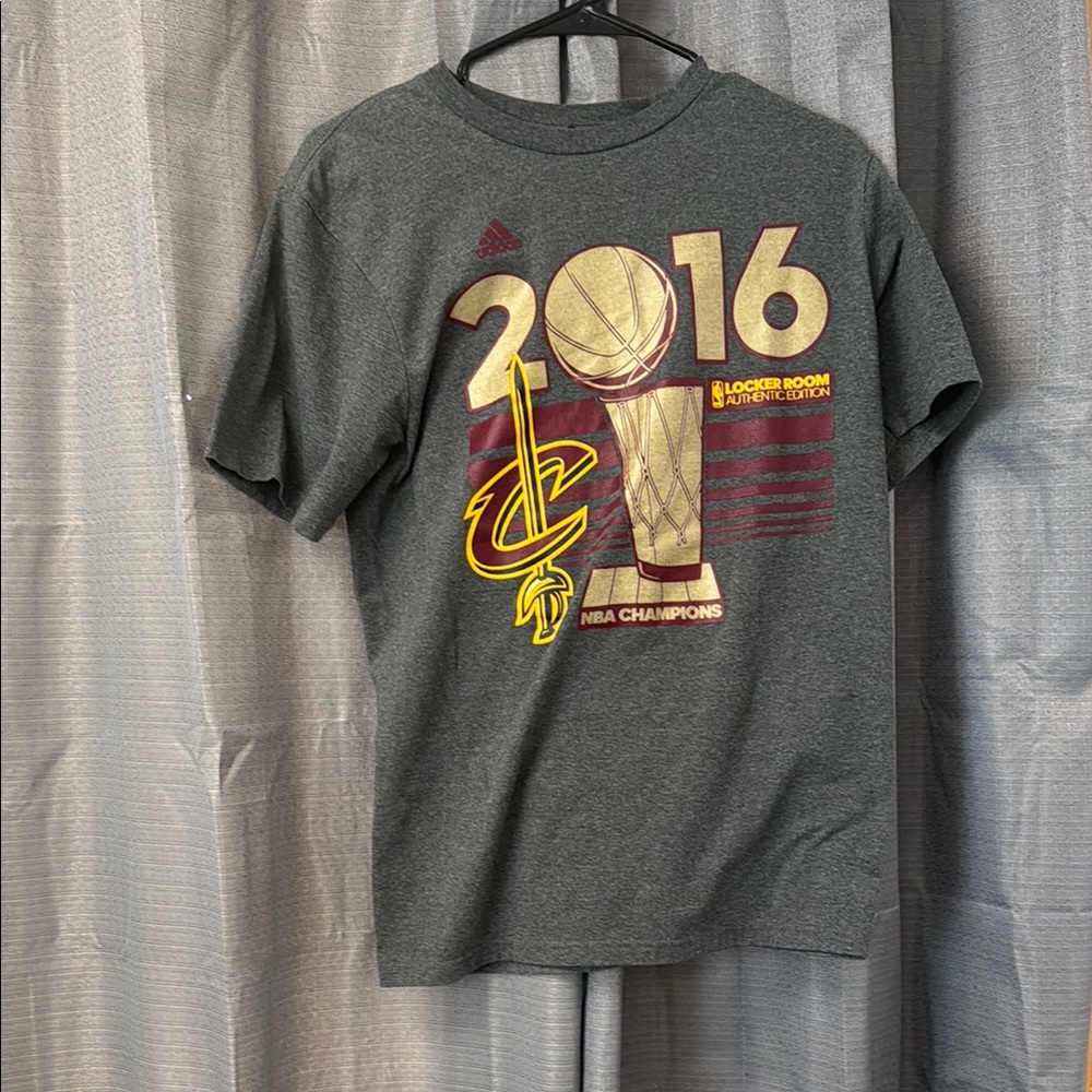 Gray 2016 NBA Champions CLEVELAND CAVALIERS Graphic T-Shirt